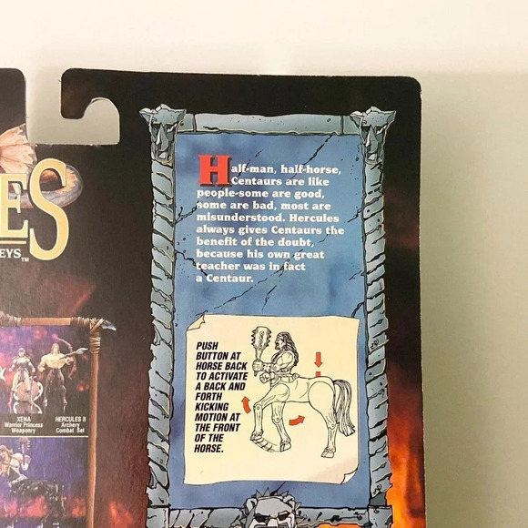 Vintage 1996 Hercules the Legendary Journeys Centaur Big Horse Kick Figure - Picture 9 of 16